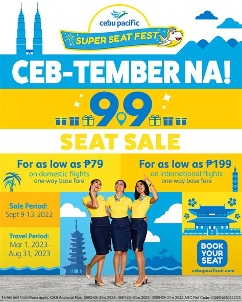 CEBU PACIFIC PROMO & Seat Sale 2024 (PISO Fare & More).